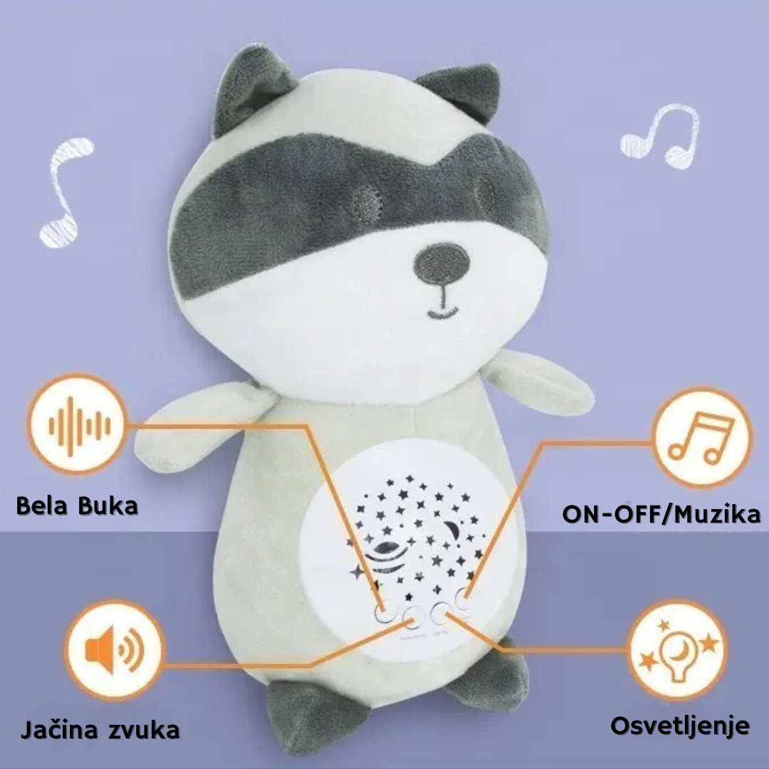 Rakun sa projektorom i muzikom (Bela Buka, Senzor plača) - Top Igracke