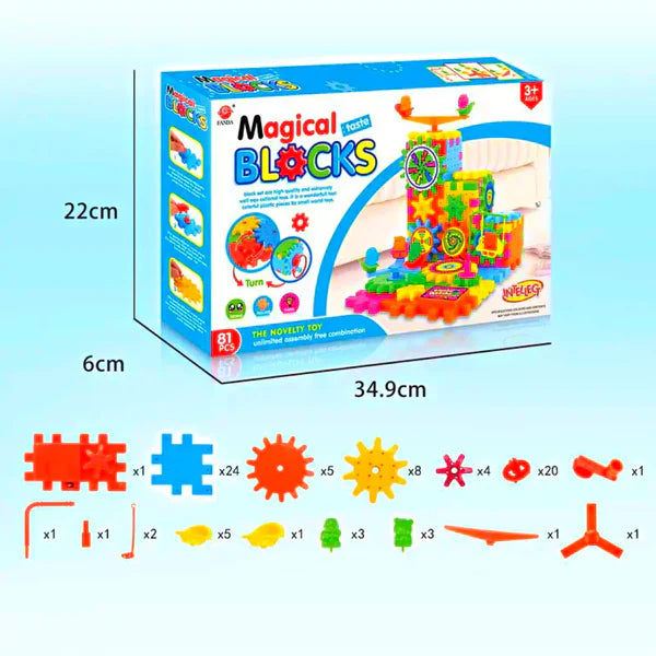 Set Magičnih Kocki - 81 delova - Top Igracke