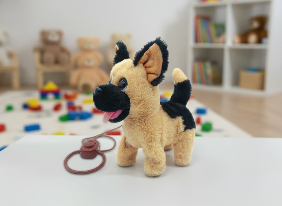 Plišani ljubimac koji šeta i Mjauče-Laje