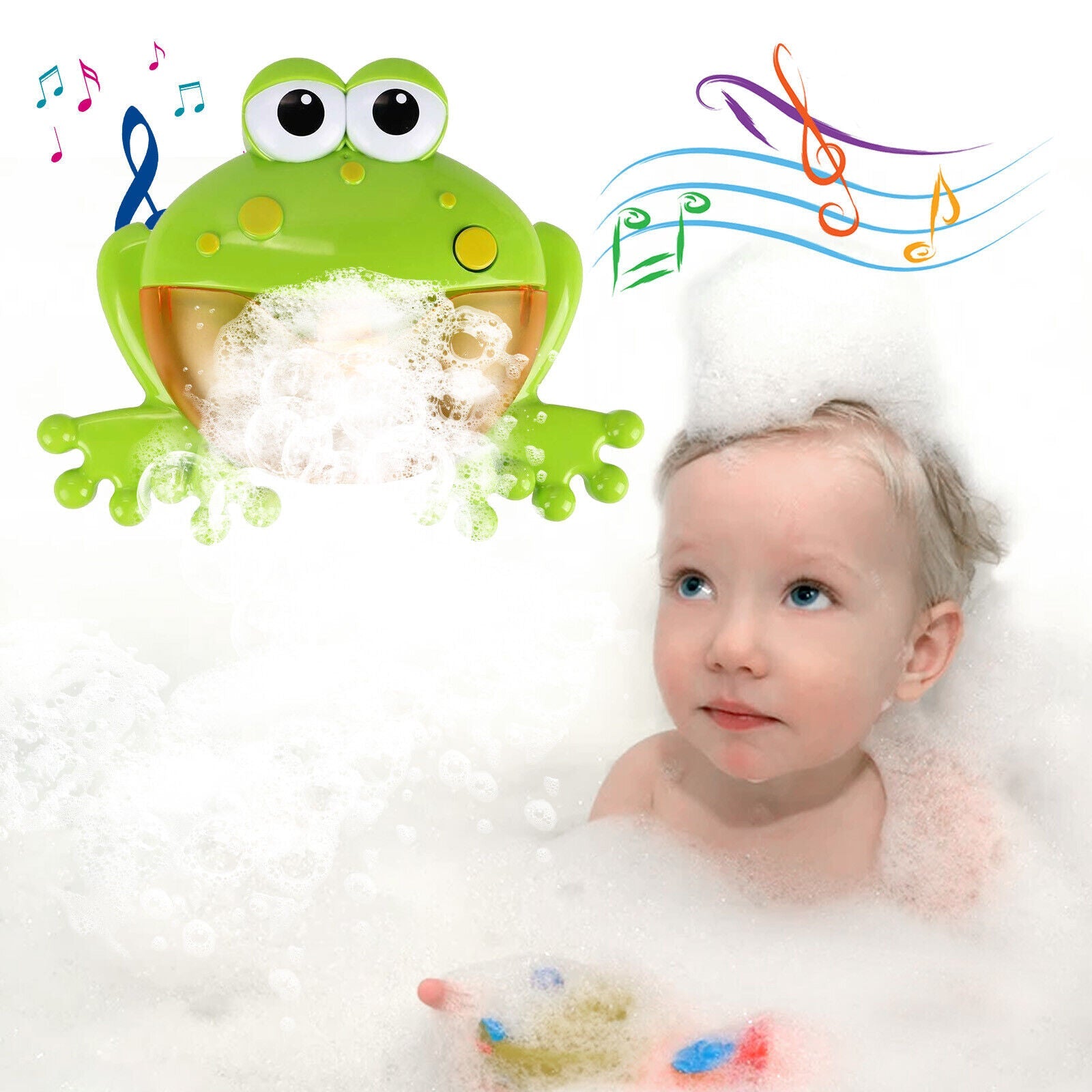 Muzička žaba koja pravi mehuriće – Zabava za kupanje! - Top Igracke